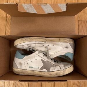Golden Goose Super Star white leather